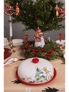 Блинница новогодняя Доляна «Волшебный праздник», 23.5×9.7 см, доломит, белая - Фото 7