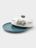 Блинница новогодняя Доляна «Зимний вечер», 23.5×9.7 см, доломит, белая - Фото 5