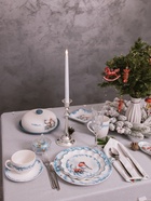 Блинница новогодняя Доляна «Зимний вечер», 23.5×9.7 см, доломит, белая - Фото 8