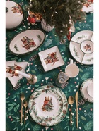 Блюдо для запекания новогоднее Доляна «Сказки зимнего леса», 1.03 л, 28×17.5×4.9 см, доломит, белое - Фото 7