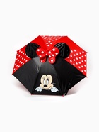 УЦЕНКА Зонт детский «Minnie Mouse» Минни Маус 8 спиц d=70 см с ушками - Фото 5