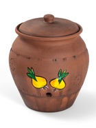 УЦЕНКА Банка для хранения лука 5 л, роспись, молочение, без крышки - Фото 7