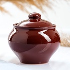 УЦЕНКА Горшок для запекания «Русский», 0.5 л / 12×13 см, стандарт, нет крышки - Фото 1