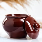 УЦЕНКА Горшок для запекания «Русский», 0.5 л / 12×13 см, стандарт, нет крышки - Фото 2