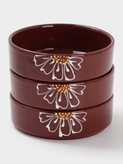 УЦЕНКА Набор для холодца «Подарочный» 3×0.75 л, ромашка коричневая - Фото 4