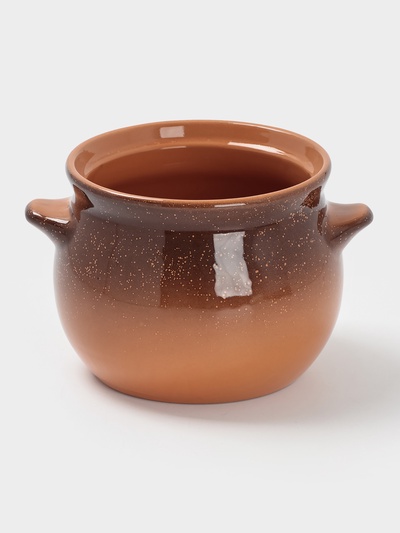 УЦЕНКА Горшок керамический для запекания «Пиканто» 0.65 л / 12.5×11.5 см, стандарт, без крышки