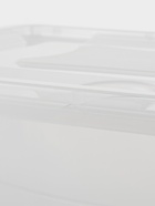 УЦЕНКА Контейнер д/хранения с крышкой 50 л 61×39×32 см на колесах прямоуг, прозрачный - Фото 8