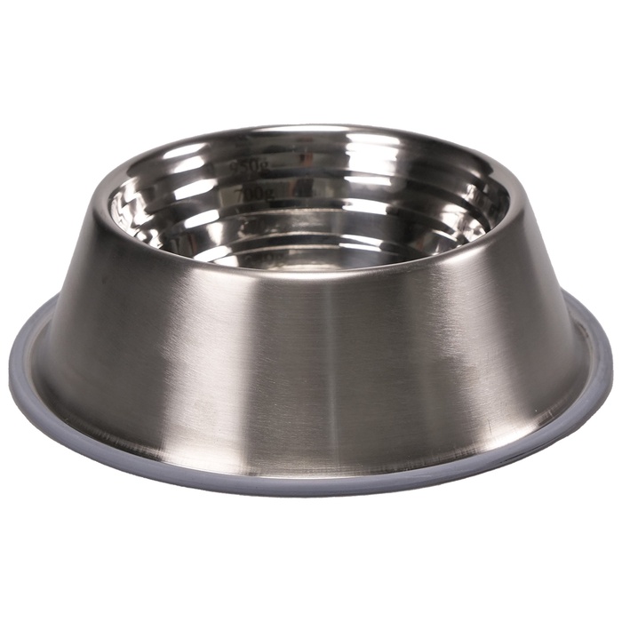 Миска Mr.Kranch из нержавеющей стали 1.8 л, контроль объема порции, нескользящее основание - Фото 1