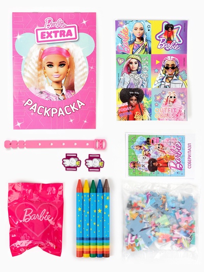Набор для творчества «Конфитрейд» BARBIE в пластиковом яйце XXL 1/8