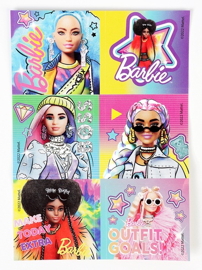 Набор для творчества «Конфитрейд» BARBIE в пластиковом яйце XXL 1/8