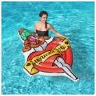 УЦЕНКА Матрас для плавания Summer Love Tattoo, надувной, 198×137 см, 43265 Bestway 10918262