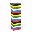 УЦЕНКА Падающая башня дженга«Время игры» настольная игра 20.5×6.3 см,54 бруска 6.3×1.1×2.1 см - Фото 3