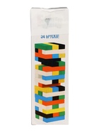 УЦЕНКА Падающая башня дженга«Время игры» настольная игра 20.5×6.3 см,54 бруска 6.3×1.1×2.1 см - Фото 5