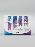 Складная коробка подарочная «Новогодние олени», 16 × 11,5 × 5 см (5 шт) - фото 809160820