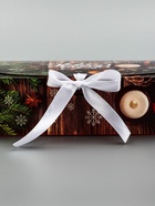 Коробка подарочная новогодняя, складная «Праздничный вечер», 16?11.5?5 см (комплект 5 шт) - фото 51255512