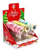 Леденец на палочке: малина со сливками, яблоко, лесные ягоды, 30 г (комплект 36 шт) - фото 51926475