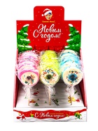 Леденец на палочке: малина со сливками, яблоко, лесные ягоды, 30 г (комплект 36 шт) - фото 51926477