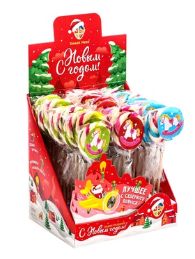 Карамель леденцовая фигурная Sweet Ness диски «Лошадка», 15 г (комплект 36 шт)