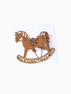 Ёлочное украшение новогоднее «Лошадка резная» 9×8 см, дуб - Фото 4