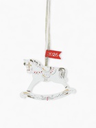 Ёлочное украшение новогоднее «Лошадка. 2026» 11.5×8.5 см, белое - Фото 2