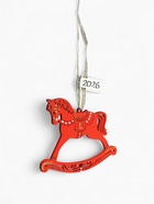 Ёлочное украшение новогоднее «Лошадка. 2026» 11.5×8.5 см, красное - фото 119072102 Ёлочное украшение новогоднее «Лошадка. 2026» 11.5×8.5 см, красное - фото 119072102