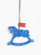 Ёлочное украшение новогоднее «Лошадка. 2026» 11.5×8.5 см, синее - Фото 2