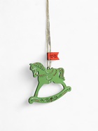 Ёлочное украшение новогоднее «Лошадка. 2026» 11.5×8.5 см, зелёное - Фото 3