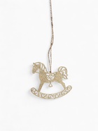 Ёлочные украшения новогоднее «Лошадки резные» 9×8 см, набор 5 шт., ассорти - Фото 3