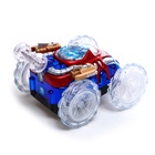 УЦЕНКА Машина-перевёртыш радиоуправляемая «Трюк», работает от батареек, свет, синяя 10918438