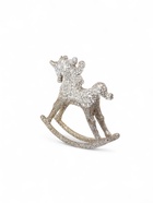 Ёлочное украшение «Праздничное сияние» лошадка-качалка, 10.5×11 см, золото - Фото 4