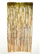 Занавес для фотофона «Дождик» цвет золотой, 1×2 м - Фото 2