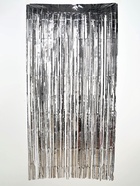 Занавес для фотофона «Дождик» цвет серебро, 1×2 м - Фото 2