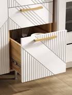 Кухонный гарнитур прямой «Ирис», с столешницей, 2000 мм, цвет браш вайт МДФ/дуб крафт - Фото 3