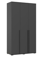 Прихожая «Норд», со шкафом, 2000×510×2236 мм, цвет графит - Фото 3