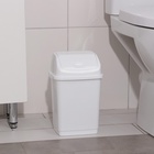 УЦЕНКА Ведро для мусора «Камелия», 4 л, белое, нет крышки - Фото 3