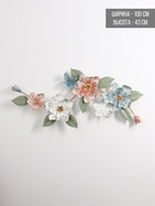 Декор настенный панно «Цветочная ветвь», металл, 103.5×6×51 см - Фото 1