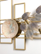 Декор настенный с зеркалом «Изящная ветвь», панно металл, 150×6×67 см 10872153