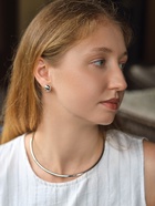 Чокер «Обруч», цвет серебро - Фото 5