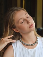 Чокер «Кручёный Обруч», цвет серебро - Фото 2