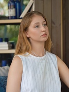 Чокер «Хрустальный бантик», жемчужные бусины, белый в серебре, 33 см + 5 см доп, цепочка - фото 52745019