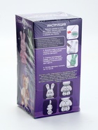 УЦЕНКА Алмазная мозаика на фигурке «Зайка», зелёная - Фото 3