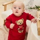 Комплект детский (свитшот и брюки) «Крошка Я. Новогодние медвежата», рост 92-98 см - фото 116601129