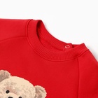 Комплект детский (свитшот и брюки) «Крошка Я. Новогодние медвежата», рост 92-98 см - фото 116601131