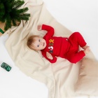 Комплект детский (кофточка и штанишки) ««Крошка Я. Зимние друзья», рост 92-98 см - фото 118584445