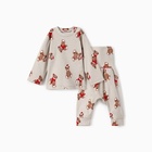 Костюм детский (кофта, штаны) «Крошка Я. Новогодние медвежата», рост 92-98 см - Фото 6