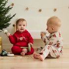 Комплект детский (штанишки и кофточка) ««Крошка Я. Новогодние медвежата», рост 92-98 см - фото 118584457