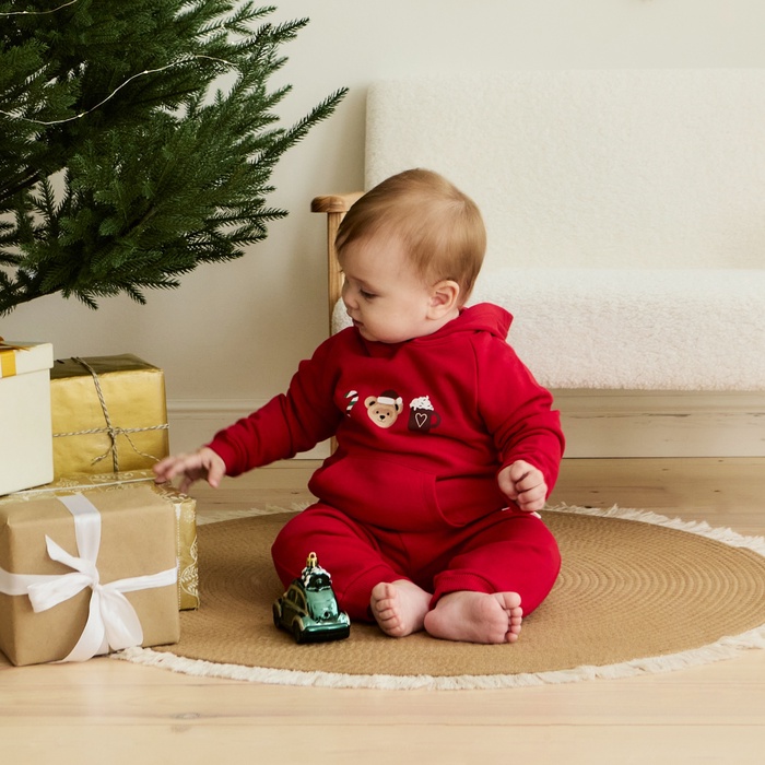 Костюм детский (худи, брюки) «Крошка Я. Новогодние медвежата», рост 92-98 см - Фото 1