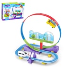 УЦЕНКА Детский автотрек «Мой город», работает от батареек, 32 детали, белый поезд 10918585