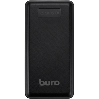 Мобильный аккумулятор Buro BPF30D, 30000 mAh, QC4.0/PD3.0, 22.5W, 4.6 A, 2xUSB-A/USB-C, чёрный (BPF30D22PBK)