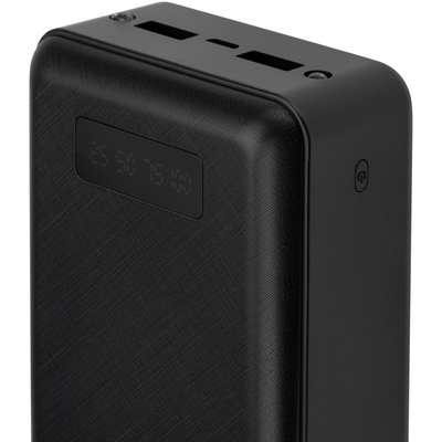 Мобильный аккумулятор Buro BPF30D, 30000 mAh, QC4.0/PD3.0, 22.5W, 4.6 A, 2xUSB-A/USB-C, чёрный (BPF30D22PBK)